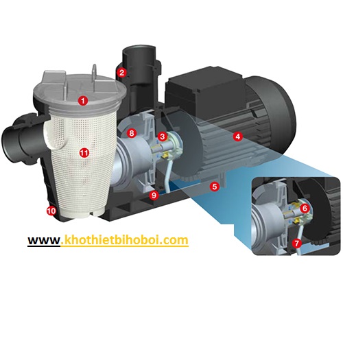 Bơm Hồ Bơi Waterco Supatuf 100 MK2